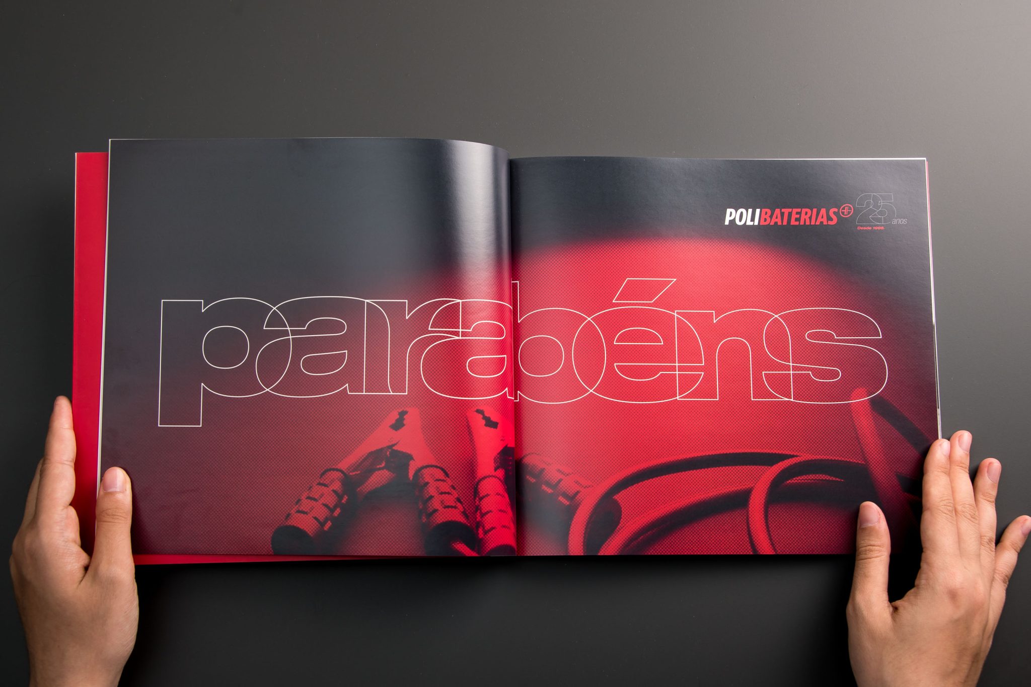 Portefólio - Livros Comemorativo Polibaterias 25 anos