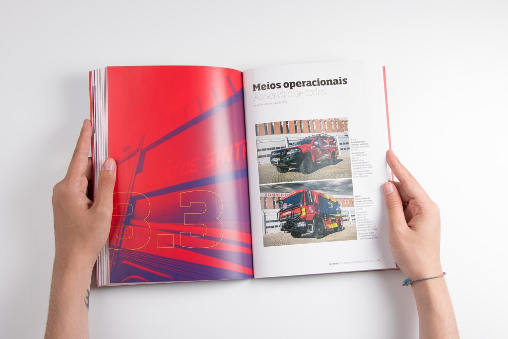 Livro Comemorativo - Bombeiros SP Sintra