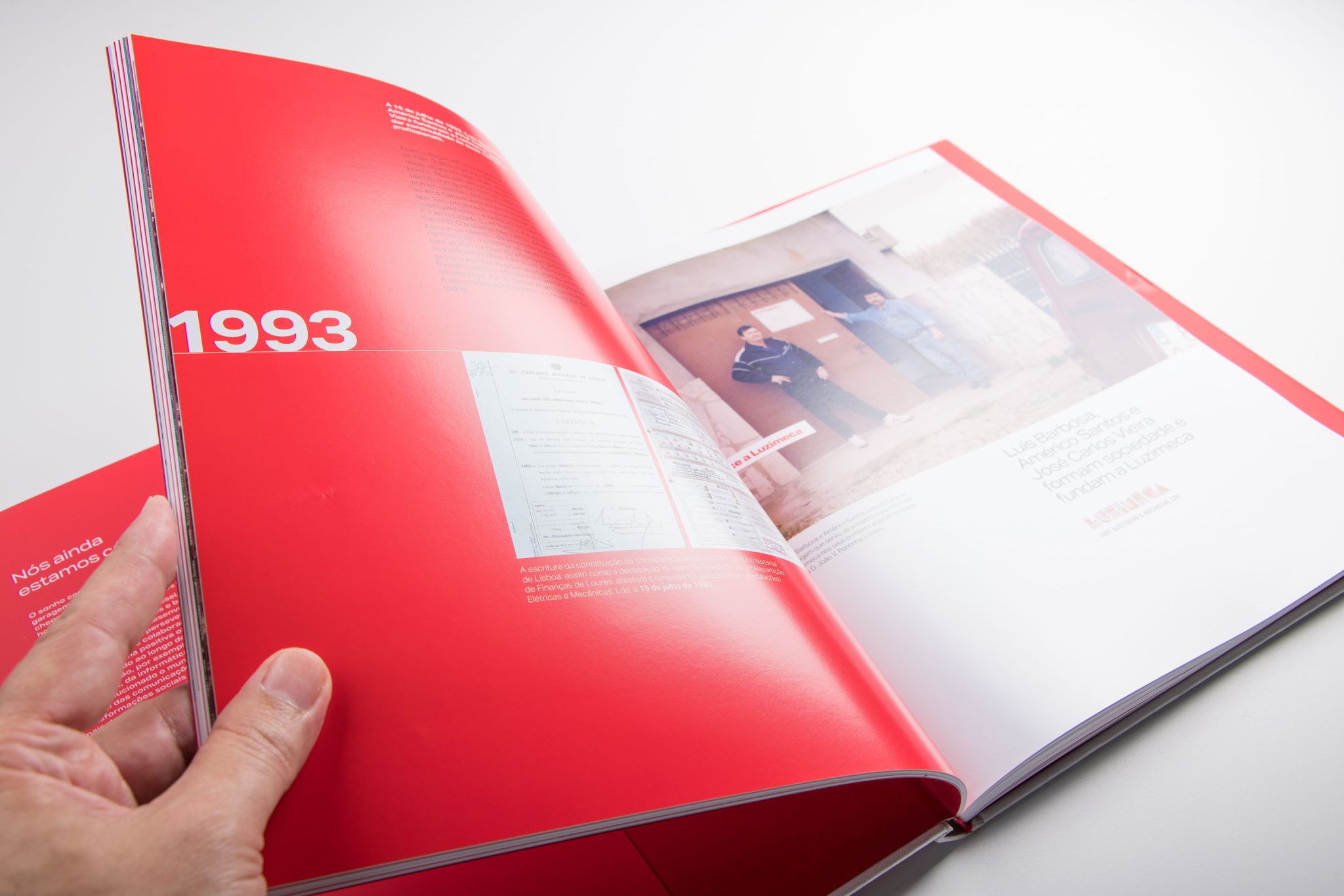 O 30º aniversário da empresa foi assinalado com livro comemorativo